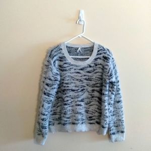 Mudd Womens Fuzzy Style Crewneck Sweater Sz XXL